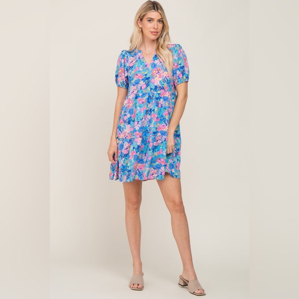 Pinkblush Maternity Floral Print Dress